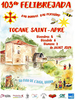 Affiche Felibree 2024 Tocane Saint Apre